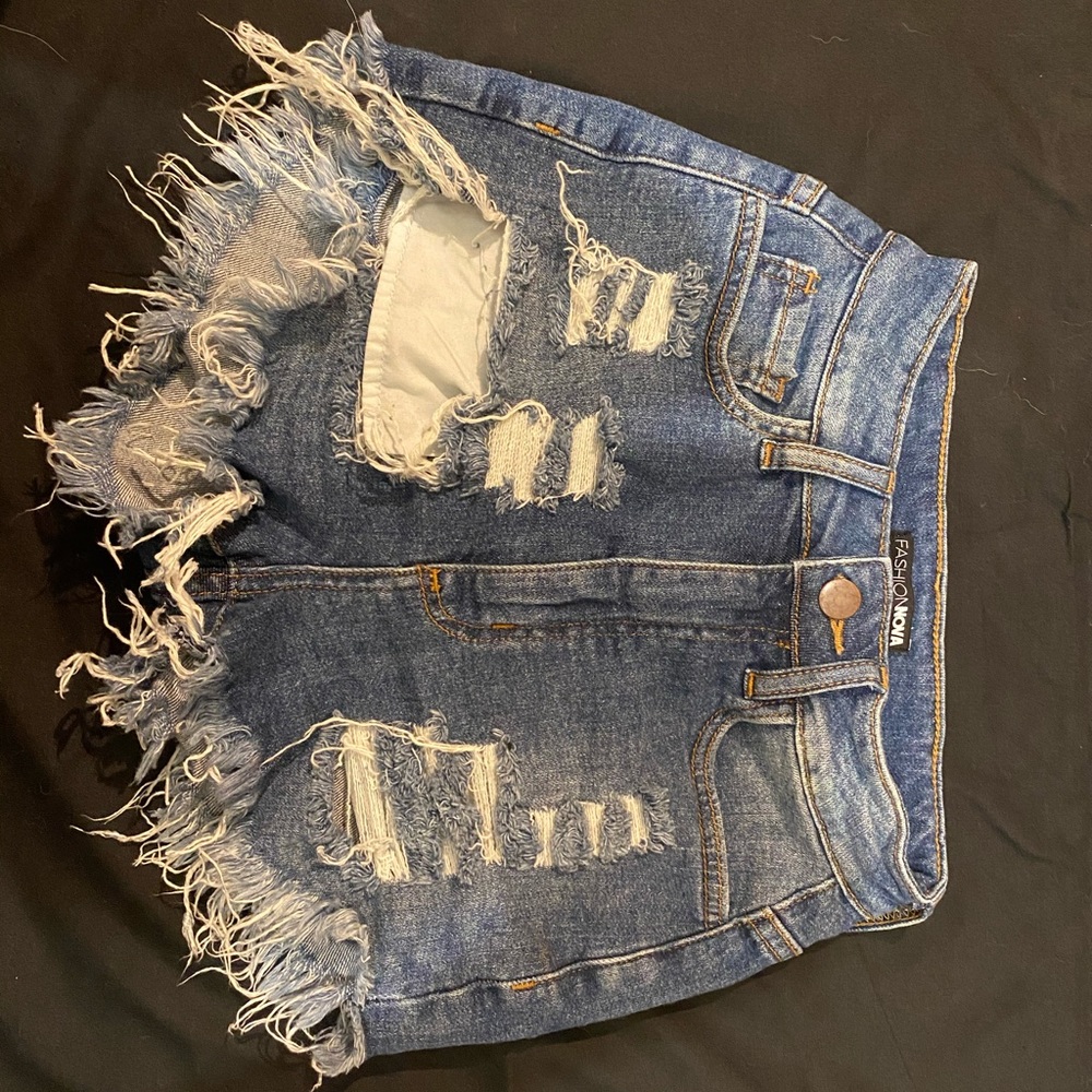 High rise shorts
